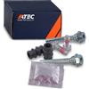 ATEC Germany 1x kit di riparazione manicotti guida bullone guida per pinza freno | Compatibile con: ALFA ROMEO 147, 156, 156 Sportwagon, 159, 159 Sportwagon, 166, GIULIETTA, GT, AUDI A1, A1 Sportback, A2, A3