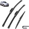 Autopixl Compatibile con Citroen C3 2002 2003 2004 2005 2006 2007 2008 2009 Tergicristallo Anteriore Spazzole Taglierina Accessori Gancio UJ (Color : Right Hand Drive)