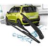 Autopixl Spazzola tergicristallo posteriore posteriore lunotto posteriore parabrezza tergicristalli accessori Compatibile con Citroen C3 Picasso Hatchback 295mm 2009 in poi (Color : 1 Set)