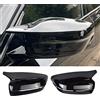 Kakulkomen1 paio posteriori auto copri specchietti laterali retrovisore, per BMW 5 7 Series G30 G31 G38 G11 G12-LHD(nero brillante)