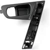 XingPuBhD Maniglia Interna Portiera Per Nissan Per Qashqai 2008 2009 2010-2015 Auto Maniglia Interna Porta Interna Pannello Tirare Trim Copertura Nero Argento In Fibra Carbonio (Color : Black Base L)