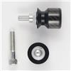 A-Pro Coppia Nottolini Tamponi Cavalletto Paratelaio Alzamoto Moto Vite M 10 Carbonio
