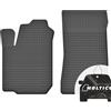 moto-MOLTICO Anteriori Tappetini Auto in Gomma con un Bordo - Set 2 Pezzi - Tappetini per Auto Impermeabile - Set di Tappeti Adatti per Renault Twingo II 2007-2014