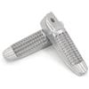 SDCDKLPEPT Anteriori Moto Pedane Pedane e poggiapiedi Per BMW F800R R1200S HP2 K1300S K1300R K1200R K1200S(‎Rear Silver B)