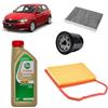 OP Kit tagliando 3 filtri + 4L olio 5W30 Edge LL per Skoda Fabia III 1.0 benzina 2014-2021
