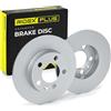 RIDEX PLUS 82B0003P 2x Disco freno Posteriore senza viti/bulloni Compatibilità con VW Polo Hatchback 6R1, 6C1