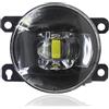 Nqimgv 2 Pezzi Fendinebbia A LED Destro E Sinistro Per Auto 30W 8000LM Regolabile 12V Accessori Per Fiat Per Ducato (250_, 290_) 2006-2023 Fendinebbia Auto(Bianco)