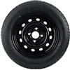 UNITRAILER Ruota del rimorchio PNEUMATICO LINGLONG 155/70 R13 75N UNITRAILER CERCHIONE nero 4Jx13H2 4x100 ET:30