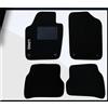 PRIMUS - Set Tappetini in Moquette su misura | Compatibile con Volkswagen Polo 05/09>09/17 | Logo Ricamato, Nero