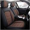 BAITUB Coprisedili Auto per Nissan X-Trail Set Fodere Anteriori Posteriori Impermeabile Pelle Set Completo Compatibile con Airbag Laterale
