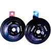 YIYDA Tromba per auto Clacson per moto Car Horn Clacson per moto Super alta rumorosità e bassa tonalità Metallo per auto Tromba elettrica nera Kit per staffa per qualsiasi 12V Auto moto ect