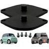 W-Parts Kit Agganci per tappeti anteriori con fix point per Fiat TOPOLINO e Citroen AMI - Serie 2 aggnaci con viti di fissaggio