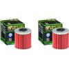 DB PARTS Set di 2 filtri olio compatibili con LML Vespa 200 Star 4T 2011 2012 2013 2014 2015