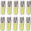 Fegtrty 10Pcs T10 W5W COB LED Auto Interni Auto Cuneo Lato Parcheggio Lampadina Dome Luce Della Lampada
