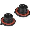 ZEMNLO 2 pz H13 LED Adattatore for faro for auto Base Portalampada Nero Supporto per faro