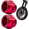 Generic Slider telaio forcella, Slider moto | Confezione da 2 tamponi paratelaio per forcella posteriore,Cursori per telaio con protezione anticaduta, protezione per ruote per la maggior parte delle motocicle