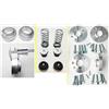 Generico Rialzo per Panda 750 4x4 141-141A dal 1986>2003 KIT con 2 Spessori anteriori mm.30 - Molle Stabilizzatrici posteriori solo per 4x4 Distanziali mm.20 ruote Anteriori e Posteriori FT30 + 0305 - P2010C
