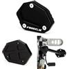 Super Vici Cavalletto per moto adatto per B.MW F800GS 2023 2024 | F800GS Adventure 2023 2024 | Piastra di ingrandimento lato piede F800 GS F800GS ADV estensione cavalletto laterale accessori (nero)