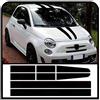 Grafic Adesivi fasce adesive strisce tuning fasce cofano tettino e baule (BIANCO)