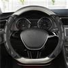 ASADF Copri Volante Coprivolante Auto A Forma D in Pelle PU per VW per Golf 7 per Tiguan 2019 2020 Coprivolante per Auto(E)