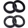 RIUGHJID 37X49X8/10 37x49 Moto Ammortizzatore Forcella Paraolio Parapolvere for Accessori Moto 37 * 49 * 8/10(Dust and Oil seal)