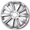 IMJ-Global Set 4 Copricerchi 16 Pollici Borchie Argento Coprimozzo Modello DELTA