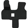 Alpha-Tex Produktions- und Handels GmbH Tappetini adatti per VW T4 Tipo 70, 7D Schaltgetriebe 2-Sitzer (Costruzione 1990-2003), Hit antracite | 1 pz. | Bordo nero