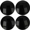 vhbw 4x coprimozzo compatibile con ATS autovetture - Copriruota, 64 mm nero, plastica