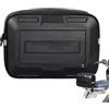 Generic Borsa Posteriore da Moto Con Guscio Rigido - Portaoggetti Universale per Forcella Anteriore Con Tre Robuste Cinghie Posteriori, Bagaglio per Sella