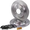 BESTPRICE ATP Set freni asse posteriore incl. dischi freno Ø 302 mm pieni + | Compatibile con: HYUNDAI ix35, TUCSON, KIA SPORTAGE IV