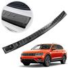 Chromemaster | Protezione paraurti Posteriore | Compatibile con VW Tiguan 2016-2023 | Acciaio INOX lucido, grafite lucida | Protezione paraurti protegge la vernice del paraurti dai graffi