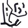 PUQWRIM Auto Aria Tubo Flessibile Per Land Per Rover Per Discovery 2 TD5 1999-2002 2003 2004 Silicone Radiatore Liquido Raffreddamento Completo Intero Set Tubo Kit Tubo Flessibile(Matt Black)
