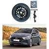 D'ANGELO 1988 Kit Ruotino di Scorta 16 compatibile con Hyundai I20 con Cric, Chiave e Sacca 125/80R16