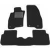 ASC Tappetini Auto Compatibili con Fiat Punto Evo-Easy 2012-2019, Moquette Posteriore Intero con Bordo Antiscivolo, Battitacco in Gomma