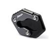 LUTFI Cavalletto Poggiapiedi Estensione Accessori Moto Cavalletto Piede Cavalletto Laterale Estensione Ingranditore Pad Staffa Per Yam&aha XMAX 300 X-MAX 125 250 400 XMAX300