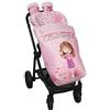 Originalbaby Sacco universale per passeggino, con copri-gambe in pile, rimovibile con cerniere, lavabile in lavatrice (Beauty Girl)