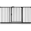 Safetots Cancelletto per Scale a Pressione con Chiusura Automatica, 139,8cm - 146,8cm, Nero Opaco, Cancelletto a Chiusura Automatica per Bambini, Barriera di Sicurezza per Bambini
