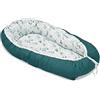 ULLENBOOM Riduttore Lettino Neonato ULLENBOOM Blu Eucalipto - Riduttore Culla 55x95 cm - 100% OEKO-TEX e Made in EU, Adatto come Baby Cocoon e Lettino da viaggio