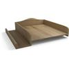 regalik Fasciatoio per Lavatrice - 60x70 cm - Legno Laminato Effetto Rovere Evoke - 82x72x10 cm - Salvaspazio e Sicuro