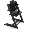 Stokke Seggiolone Tripp Trapp di Stokke con Baby Set, Black - Sedia regolabile ed evolutiva per bambini e adulti - Design ergonomico e classico, 1.0 Conteggio, 6.47 kilograms