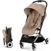 CYBEX - Poussette ultra compacte et confortable - ORFEO - 4 roues - Almond Beige