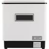 Estabeter Lavastoviglie in acciaio inox 220V 1500w Lavastoviglie da tavolo 60L Piccola lavastoviglie a 70 gradi di calore uccide Lavastoviglie Bianco