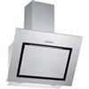 Respekta Cappa aspirante senza ingombro/cappa inclinata 60 cm/struttura in acciaio inox/funzione di espulsione e ricircolo dell'aria / CH22020IXB / B / 58 - 63 dB