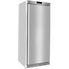 METRO Professional Congelatore GFR6400S, acciaio inox, 240 L, raffreddamento statico a ventola, 480 W, con serratura, argento