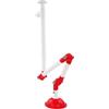 lousriyy Cappa aspirante da laboratorio universale con valvola regolabile,Cappa di aspirazione girevole a 360° in PP e alluminio con apertura del cappuccio ø375mm,para la ventilación de gases de escape