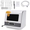 PUCHEN lavastoviglie portatile Lavastoviglie portatile da appoggio Mini lavastoviglie compatta 4 programmi Lavastoviglie automatica for la pulizia profonda for appartamento (Size : Style 2)