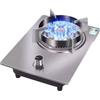 YINMAN Fornello A Gas Singolo, Bruciatore Da 7,2 KW, Griglia For Pentole In Rame Fuso In Acciaio Inossidabile, Fornello Convertibile GN/GPL, Installazione Da Tavolo O Incorporata, Con Protezione Antincendio(