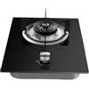 ARrase Fornello A Gas Singolo In Vetro Nero, Fornello A Gas Da Tavolo/Incorporato, Con Accensione A Impulsi Di Protezione Antifiamma, Adatto for L'uso Domestico (Size : NG)