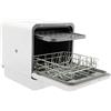 Rogowsen Lavastoviglie da 1100 W, Lavastoviglie portatile da 6 litri, Lavastoviglie multifunzione, adatto per piccoli appartamenti, appartamenti, dormitori, barche, camper e residenziali