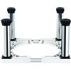 Generic Base per lavatrice regolabile Base regolabile per lavatrice sotto bancone Larghezza/Lunghezza 40-65 cm Staffa di supporto per carichi pesanti a 4/8/12 gambe Effetto riduttore Rack - 400 kg